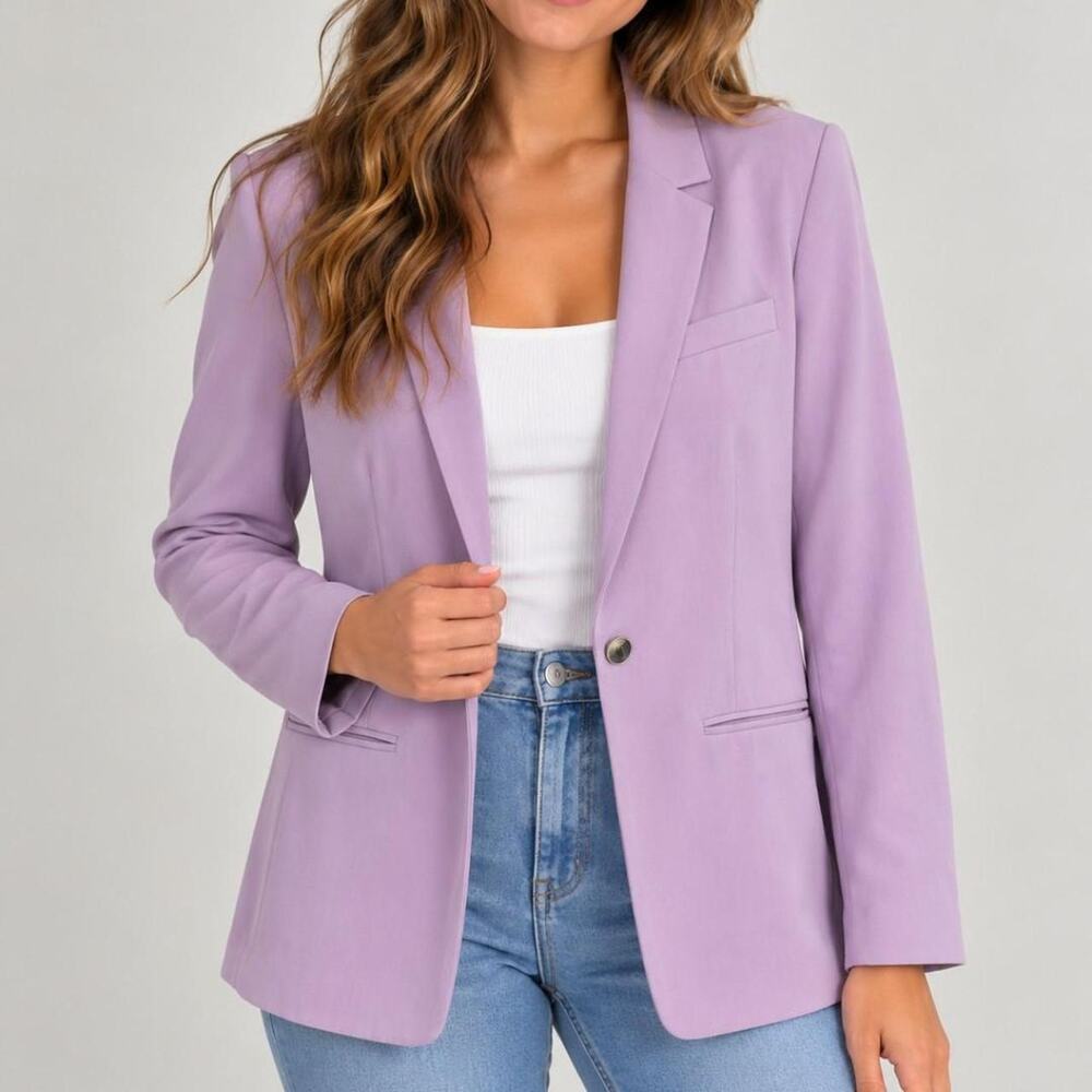 Candies lavender blazer with floral